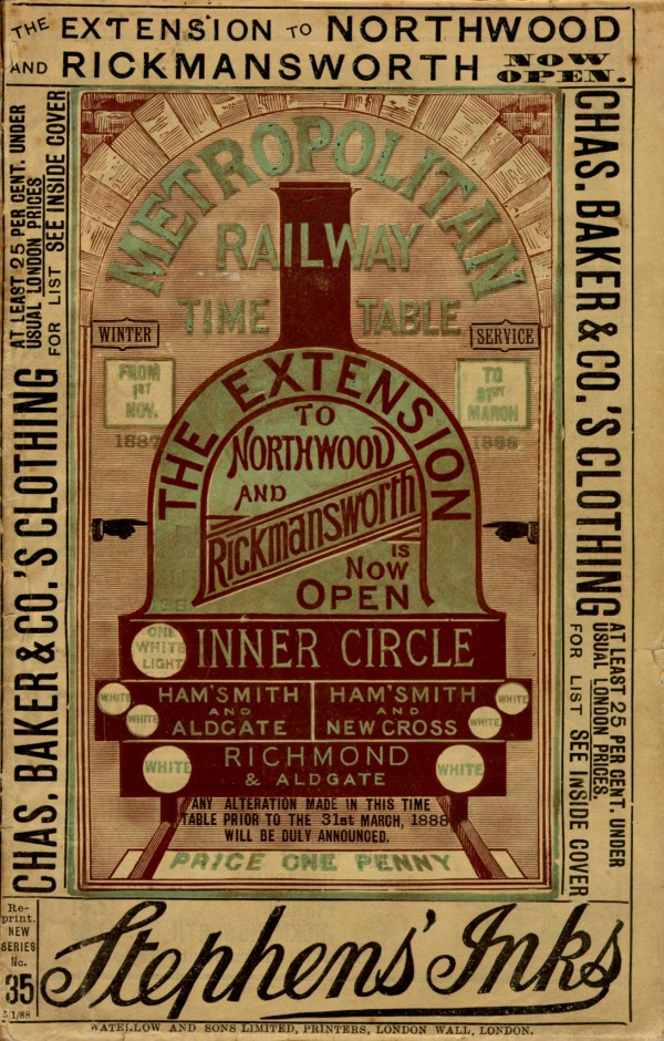The extension to Northwood and Rickmanworth open  Print